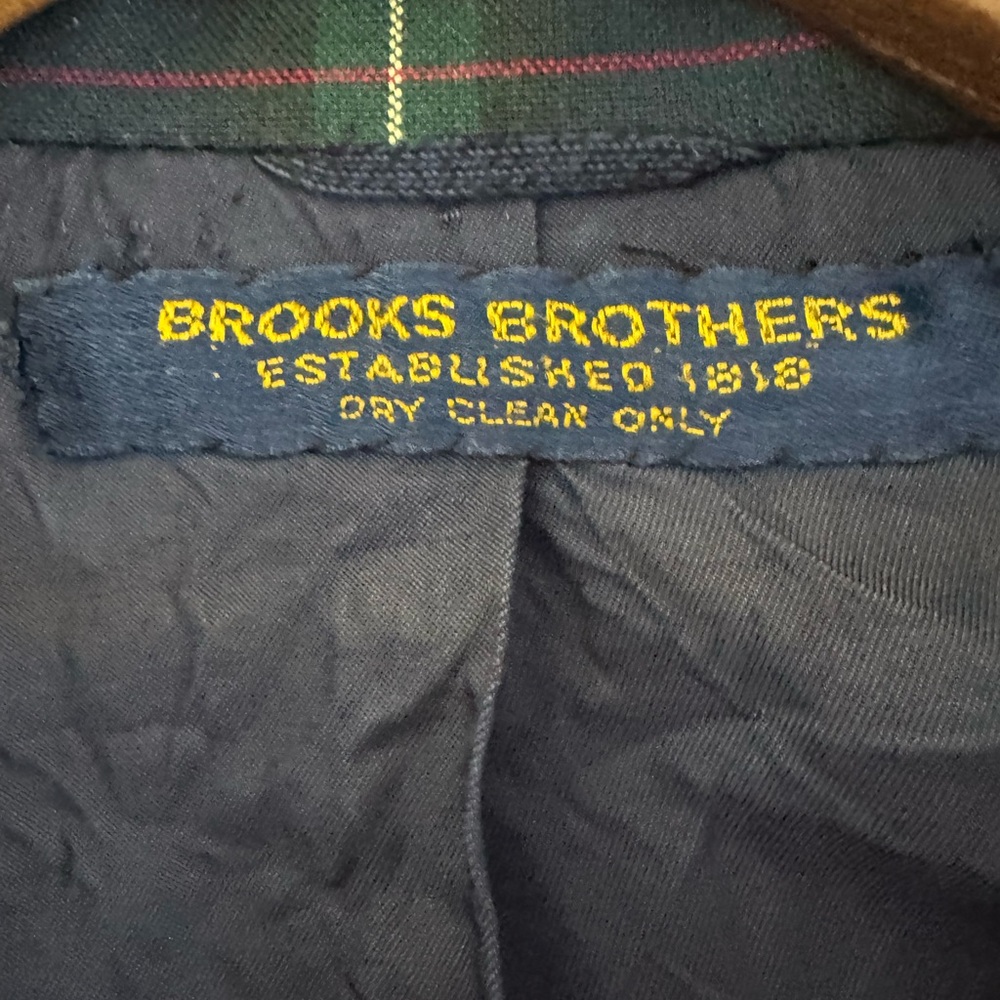 Vintage 80’s/90’s Oversized Brooks Brothers Plaid Sport Coat/Blazer